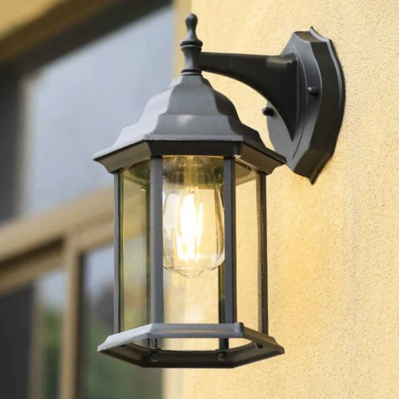 

Modern Minimalist Aluminum Waterproof LED Wall Light Outdoor Garden Hotel Guesthouse Entrance Eaves Decor Novelty New Home