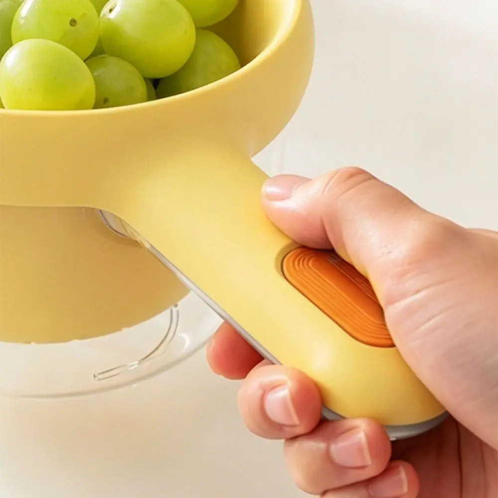 Portable Vegetable Washing Basket Large Capacity BPA-Free Fruit Washing Basket Dustproof Plastic Fruit Cleaning Bowl Living Room