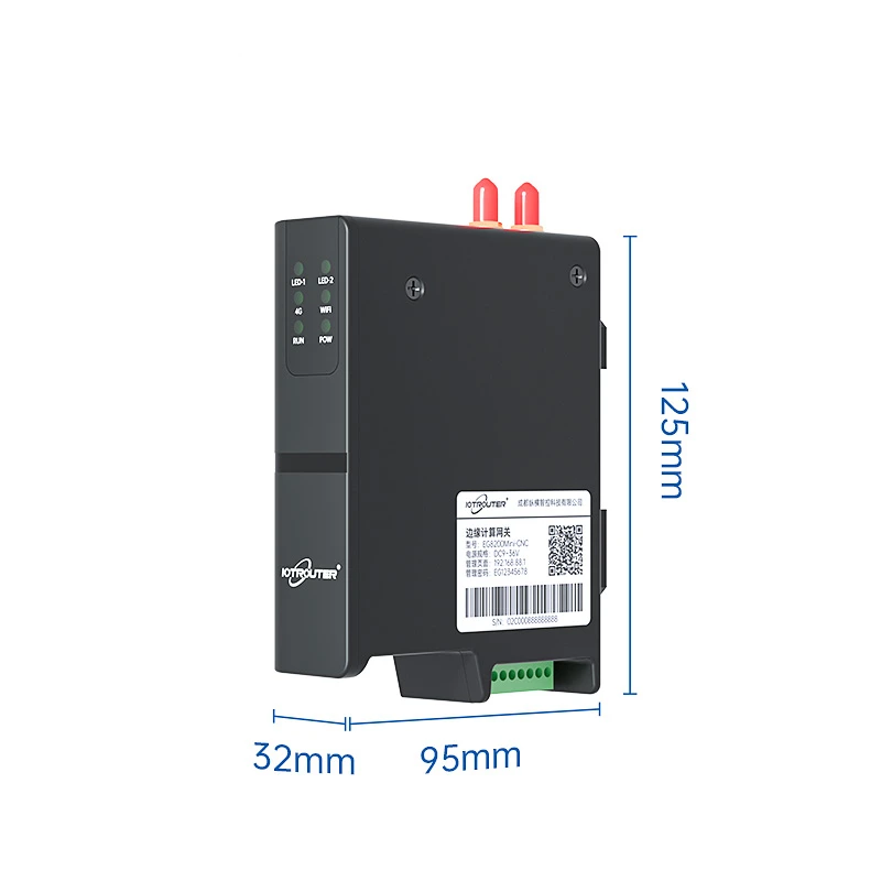 CNC Machine Tool Data Acquisition Edge Computing PLC Remote Debugging Modbus Gateway 8200 Mini