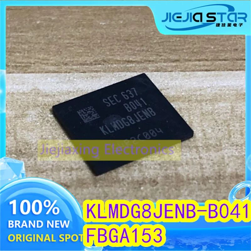 

(1/20pieces) EMMC KLMDG8JENB-B041 KLMDG8JENB FBGA-153 128GB font chip 100% brand new authentic original electronics