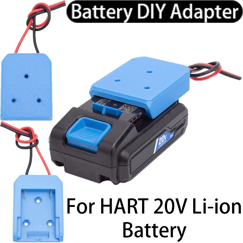 

Battery DIY Adapter For HART 18V Lithium Battery 14AWG Wires for Rc Car Power Tool Accessories