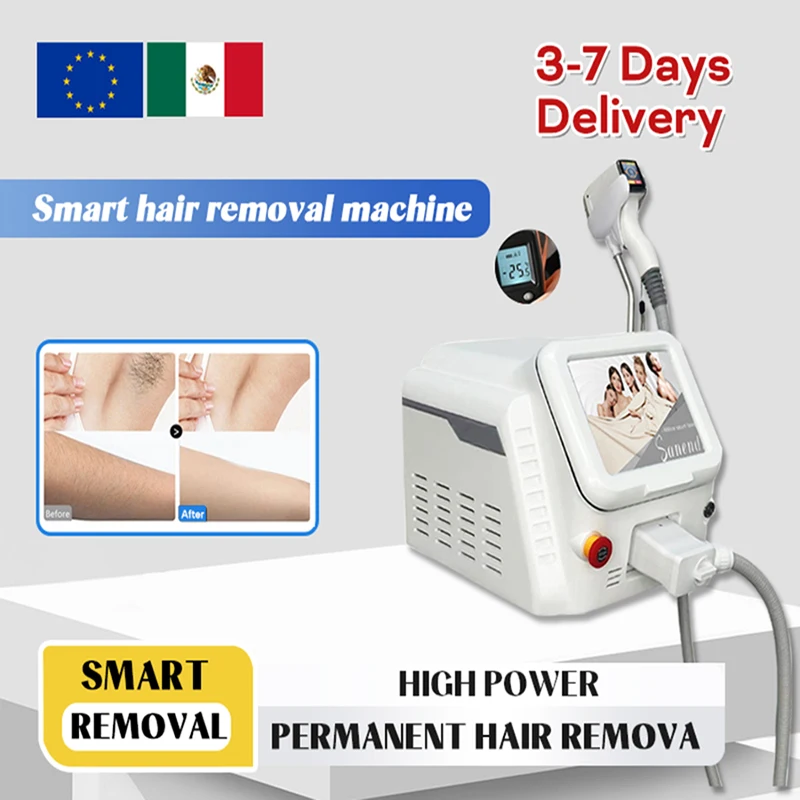 2025 depiladora laser Permanent 4 Wavelength diode laser hair removal machine Pain Salon Equipment Laser penetration tecnologia