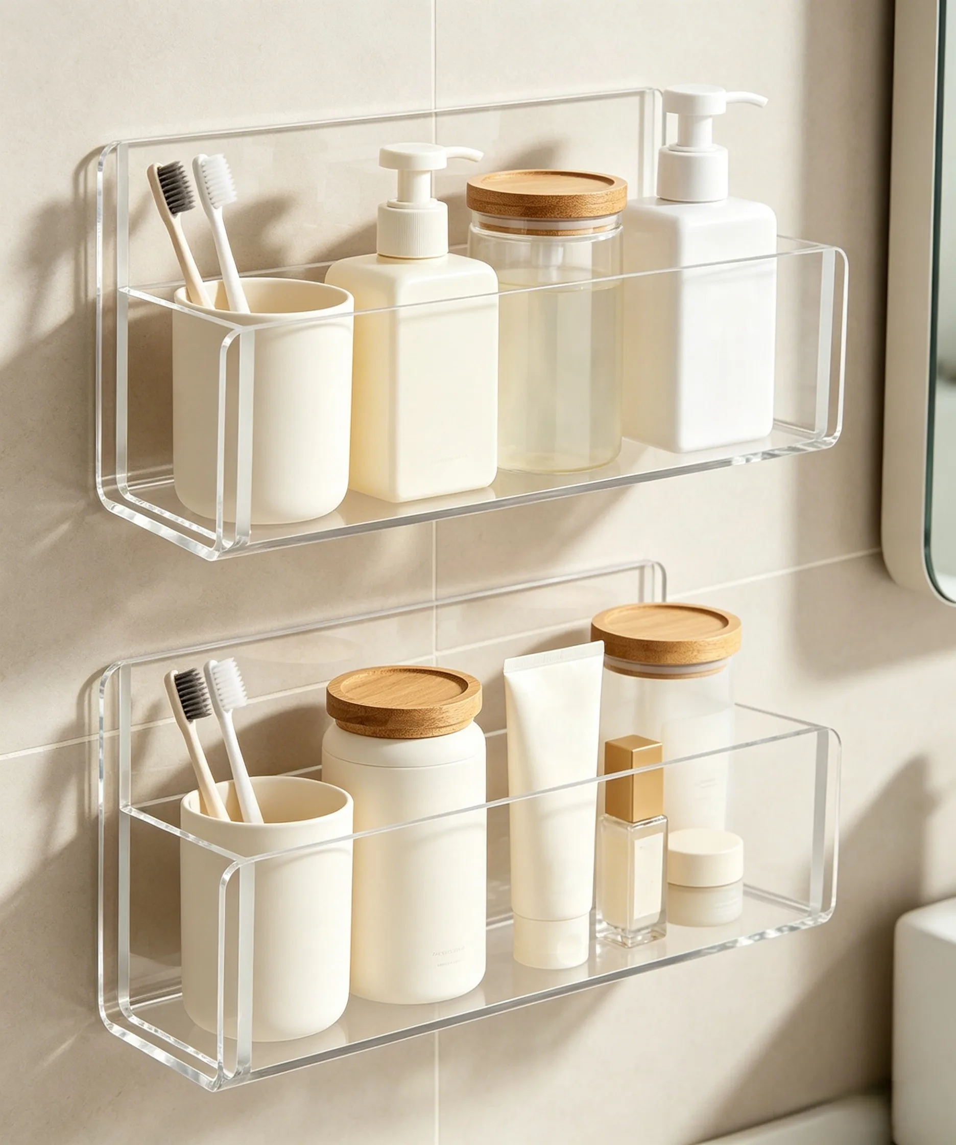 for acrylic Spice Rack Organizer for Wall Mounting in or Featuring Transparent Design and Secure Fit  for acrylic