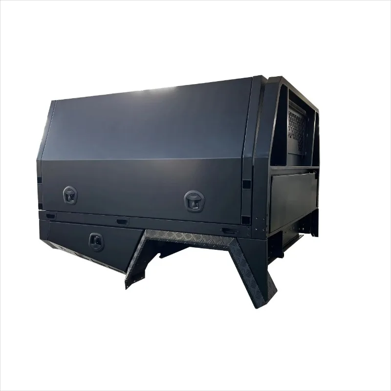 Waterproof Aluminum Dual Cab 1800 Camper Tent Canopy & Tray with Tool Box and up to 2000L Capacity