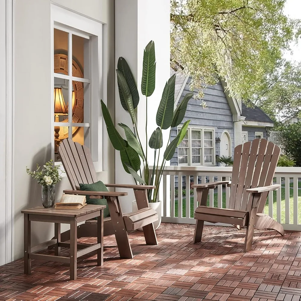 Outdoor Side Table, Weather Resistant Patio Side Table for Poolside, Garden and Front Porch