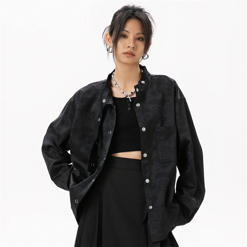 Women's Shirt Trend 2024 Choice Woman Lady Clothes on Offer Old Money Women's Luxury Clothing Black Ladies Blouses Large Size