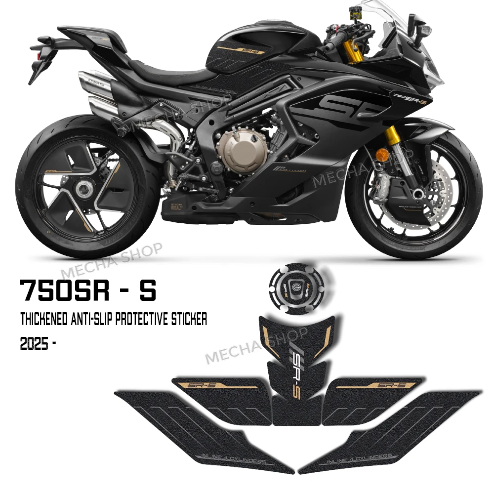 

For CFmoto 750SR-S Motorcycle Accessories Sticker Decal Kit Fuel Tank Pad Protector Anti Slip Fuel Tank Sticker