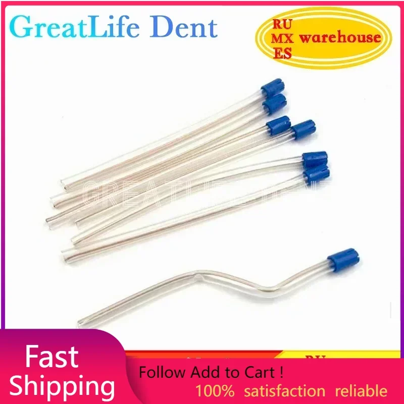 

5 Boxs Mexico in Stock Disposable Saliva Ejector Aspirator Tube Oral Care Dentistry Consumables Dentist Low Volume Suction Tips