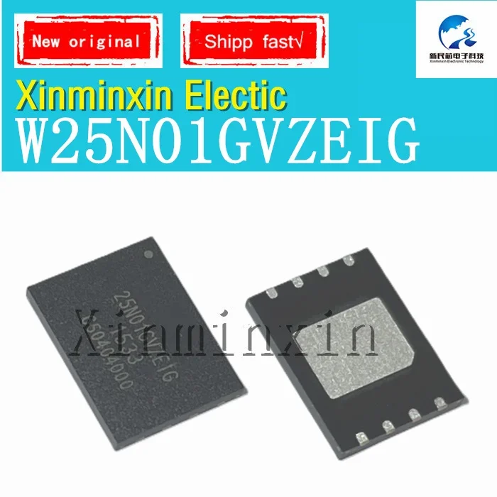 10pcs/Lot  25N01GVZEIG W25N01GVZEIG WSON-8 WSON8 SMD IC chip New Original