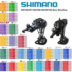 SHIMANO DEORE SLX XT RD XTR M6100 M7100 M7120 M8100 M8120 M9100 12S SGS Rear Derailleurs MTB Derailleurs 12-Speed Mountain Bike