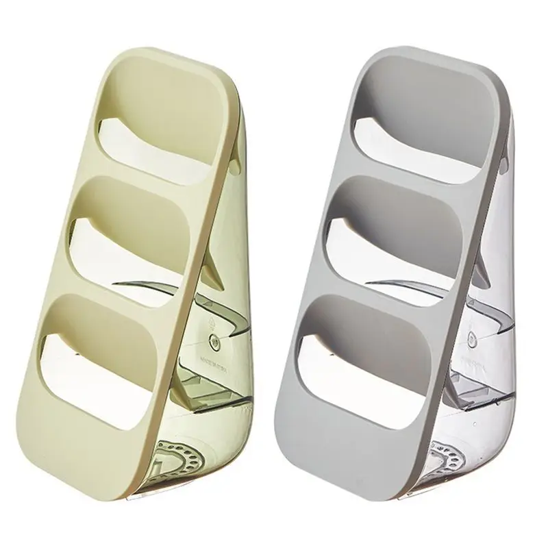 

Многофункциональный трехслойный контейнер для хранения кухонной утвари AT84 - пластиковый органайзер