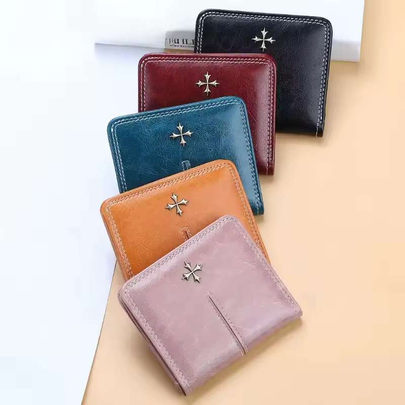 Card holder wallet interior slots