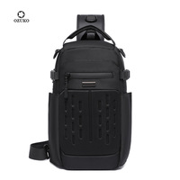OZUKO Multifunctional Men Sling Chest Bag Travel Outdoor  Shoulder Crossbody Bag Large Capacity Waterproof Sports Bag