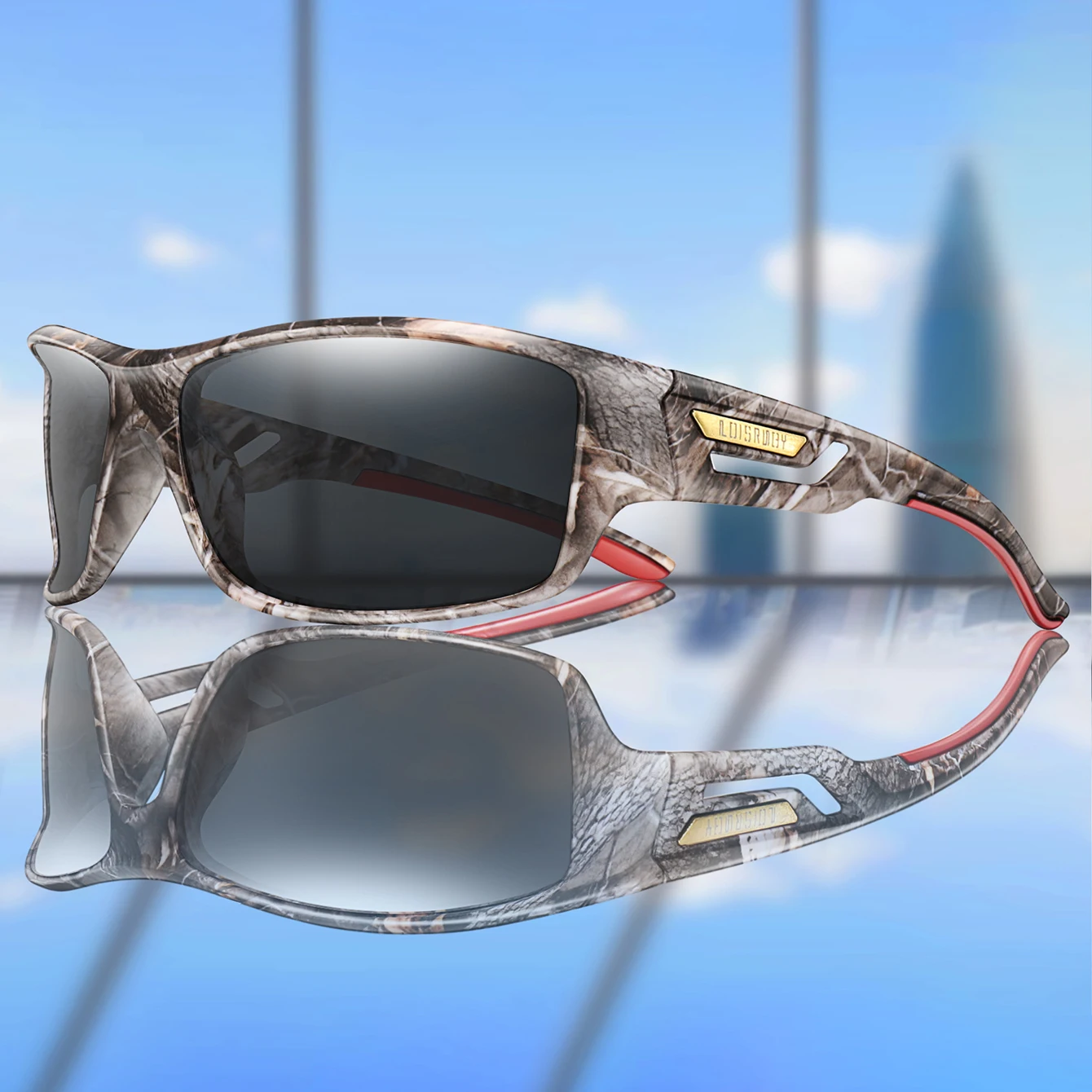 Polarized Fishing Sunglasses Men Camo Military Style Festival Gifts UV400 For Cycling Riding, Running, Fishing And Driving image 4
