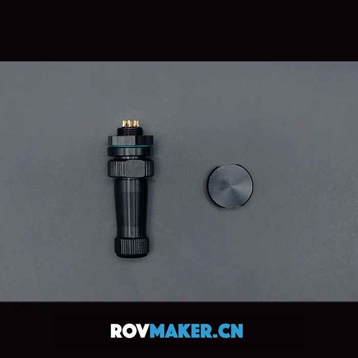 8-core Waterproof Aviation Connector Plug, Underwater Robot Connector, ROV Watertight Connector 300m