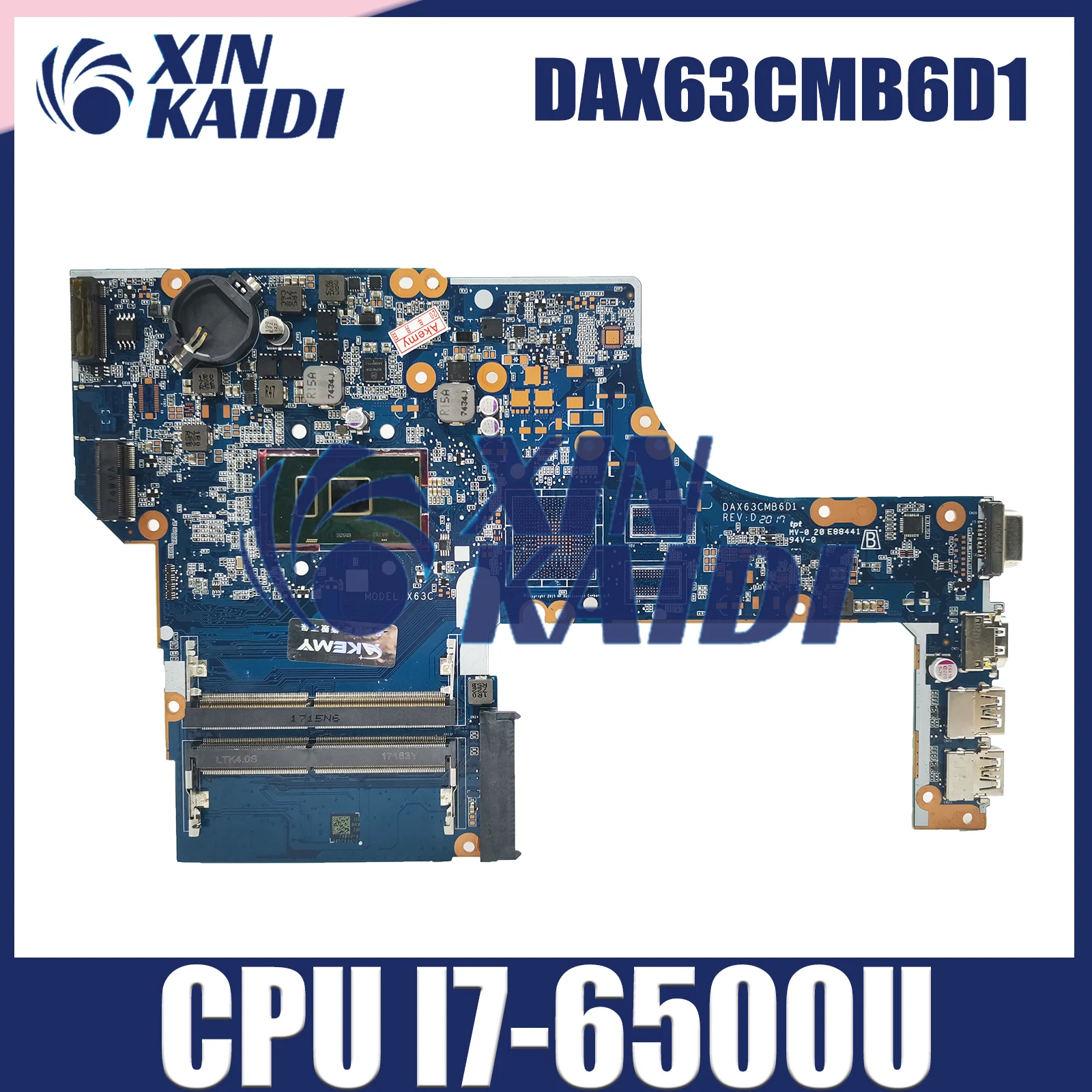 

855671-001 855669-601 Mainboard For HP Probook 450 G3 470 G3 Laptop Motherboard DAX63CMB6C0 DAX63CMB6D1 With I3 I5 I7 CPU DDR4