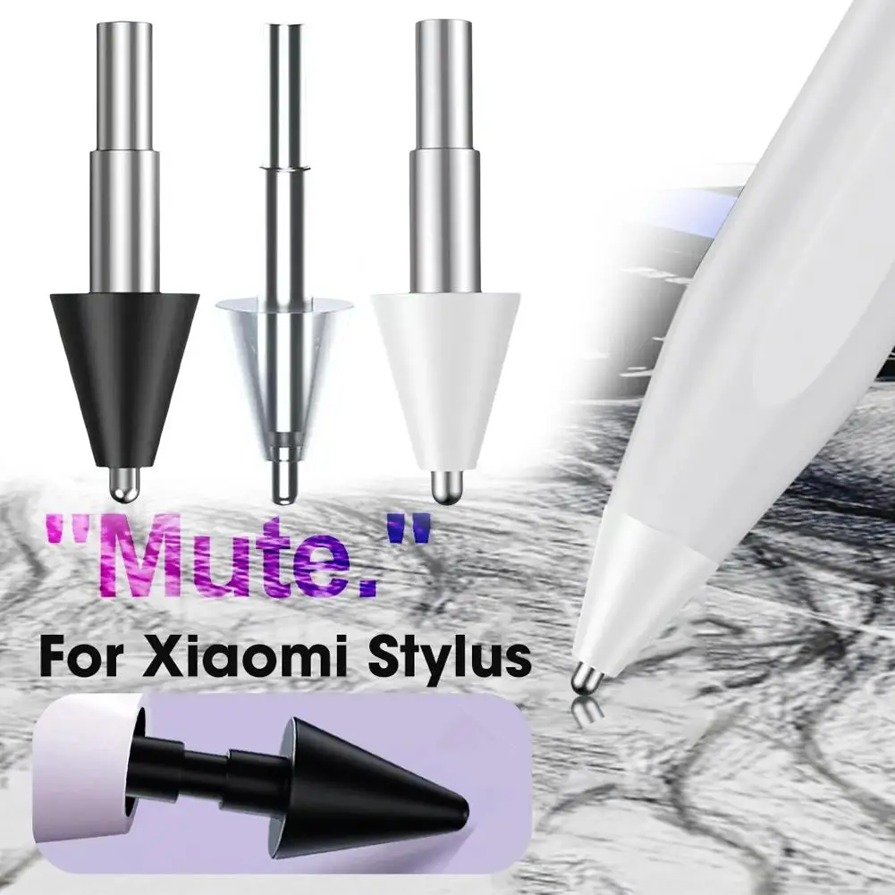 1Pcs Metal Smart Stylus Pen Nib for Xiaomi Mi Pad 5 Pro Spare Nib Tips High Sensitivity Replacement Pencil Tips for Xiaomi J1H2