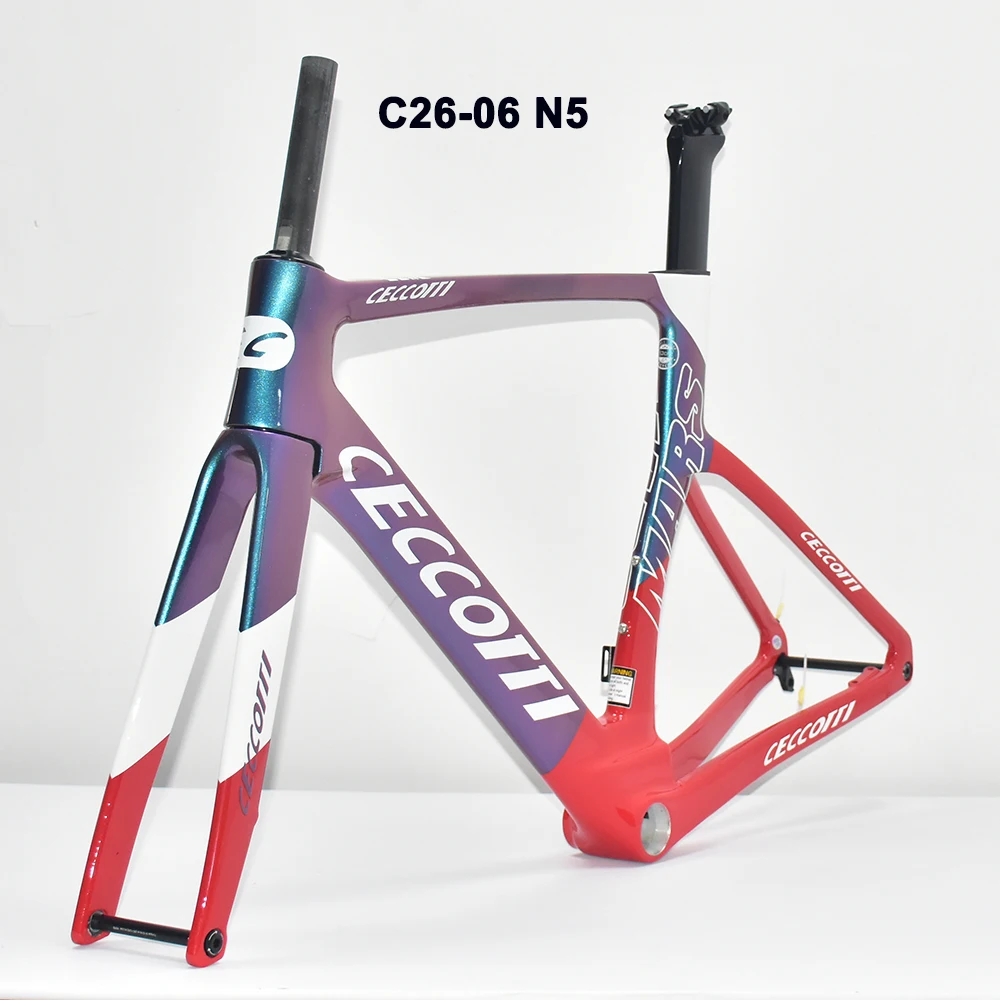 

Ceccotti Chameleon Painted Carbon Road Bicycle Frame,Full Hidden Cable Line,Disc Brake,Racing T47,Bottom Bracket,DPD Shipping