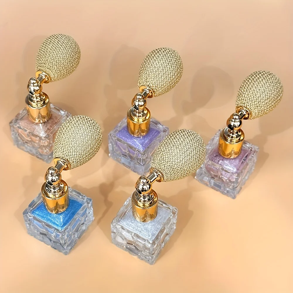 Spray per capelli secchi unisex-adulto, trucco illuminatore in polvere lucida con evidenziatore diamantato, polvere con paillettes glitterate per evidenziare il corpo