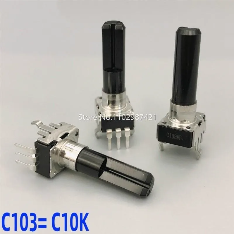 2 Piece Mixer RK09 Type 3Pin Total Gain Potentiometer Z10K C10K B50K Z5K Z103 C103 B503 Z502 Handle Length 23MM