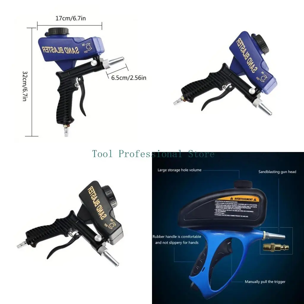 

57QF Portable Sandblasting Guns Pneumatic Small Sand Blasting Machine for Car