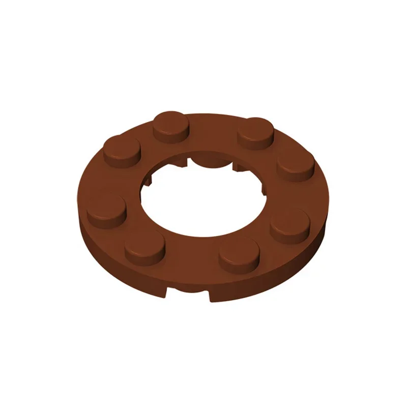 MOC 10 قطعة الطوب 11833 لوحة مستديرة 4x4 مع 2x2 اللبنات مجموعة مع الجسيمات مركز مفتوح لتقوم بها بنفسك لعبة الأطفال هدية عيد ميلاد #6