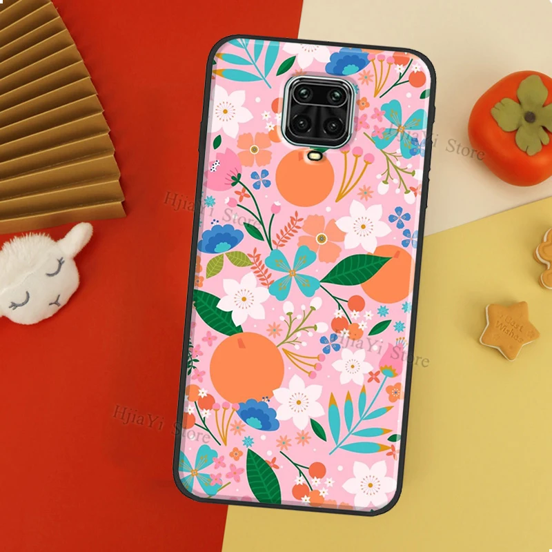 Oranges Tropical fruit Lemons pattern Case For Xiaomi Redmi Note 12 Pro 8 9 10 11 Pro Note 12S 11S 10S 9S 9C 10A 10C 12C Cover