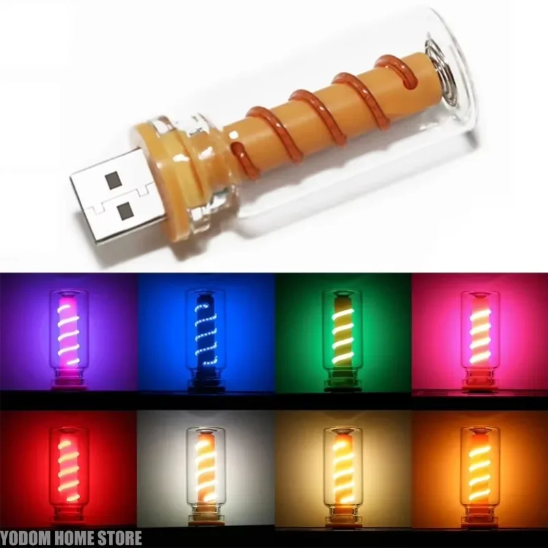 4Pcs Car Usb Led Sp…