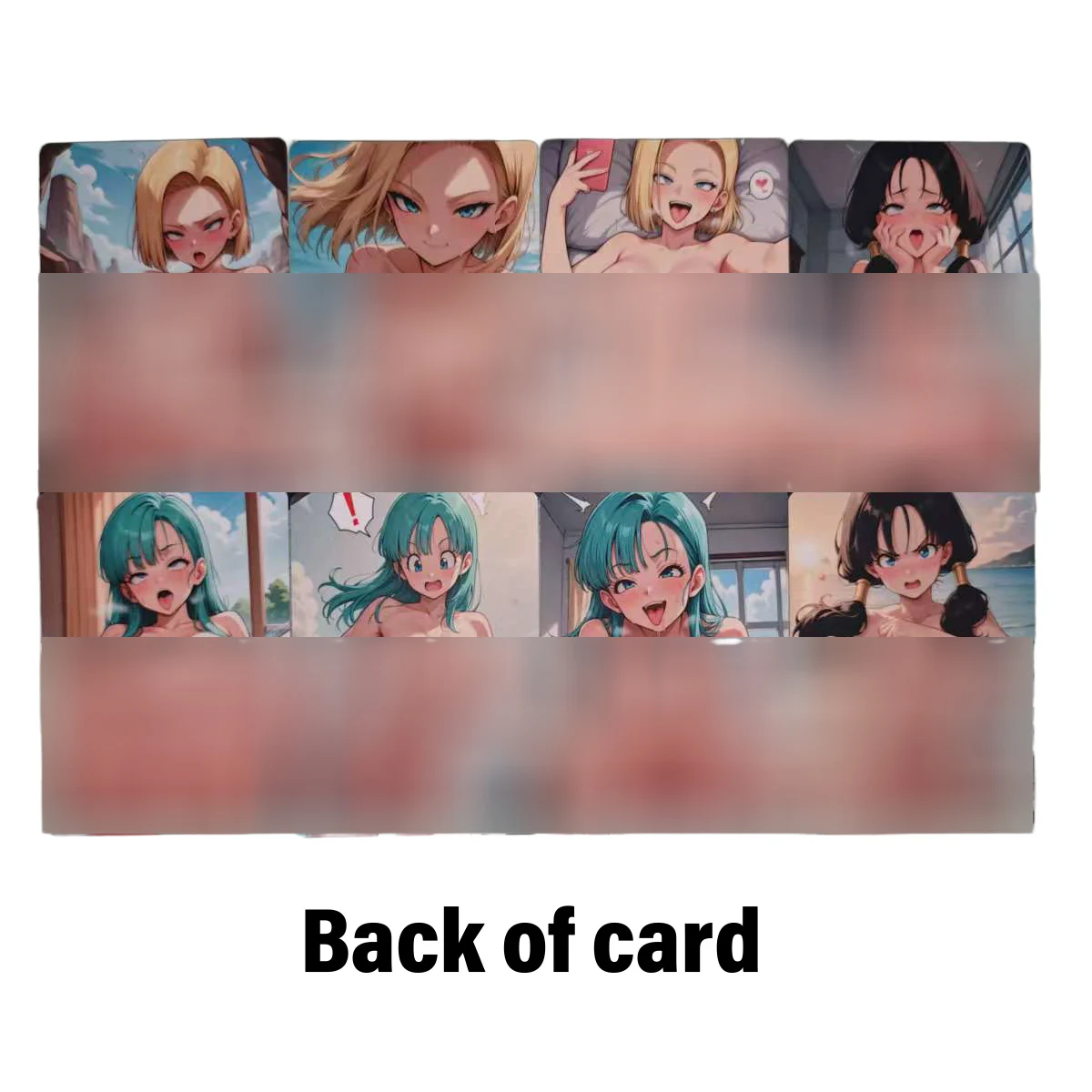 

8 шт./компл. Android 18 сексуальная карта Bulma Videl двусторонняя печать без мозаики для взрослых без цензуры коллекционная карта 18+ ACG аниме