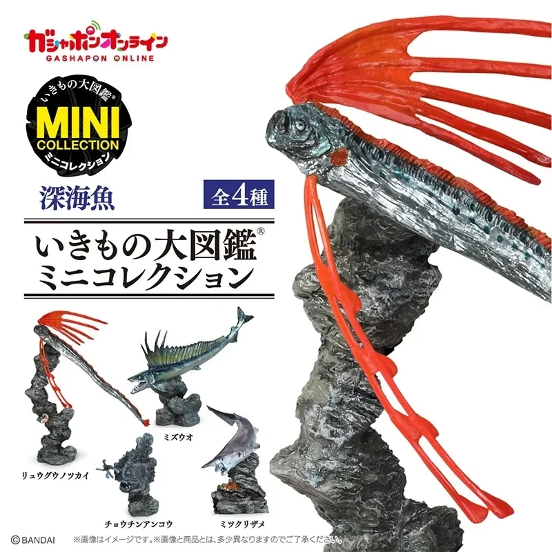 Echtes Gacha-Modell biologisches kognitives Modell Deep Seafish Marine Organismus Oarfish Action figur Spielzeug