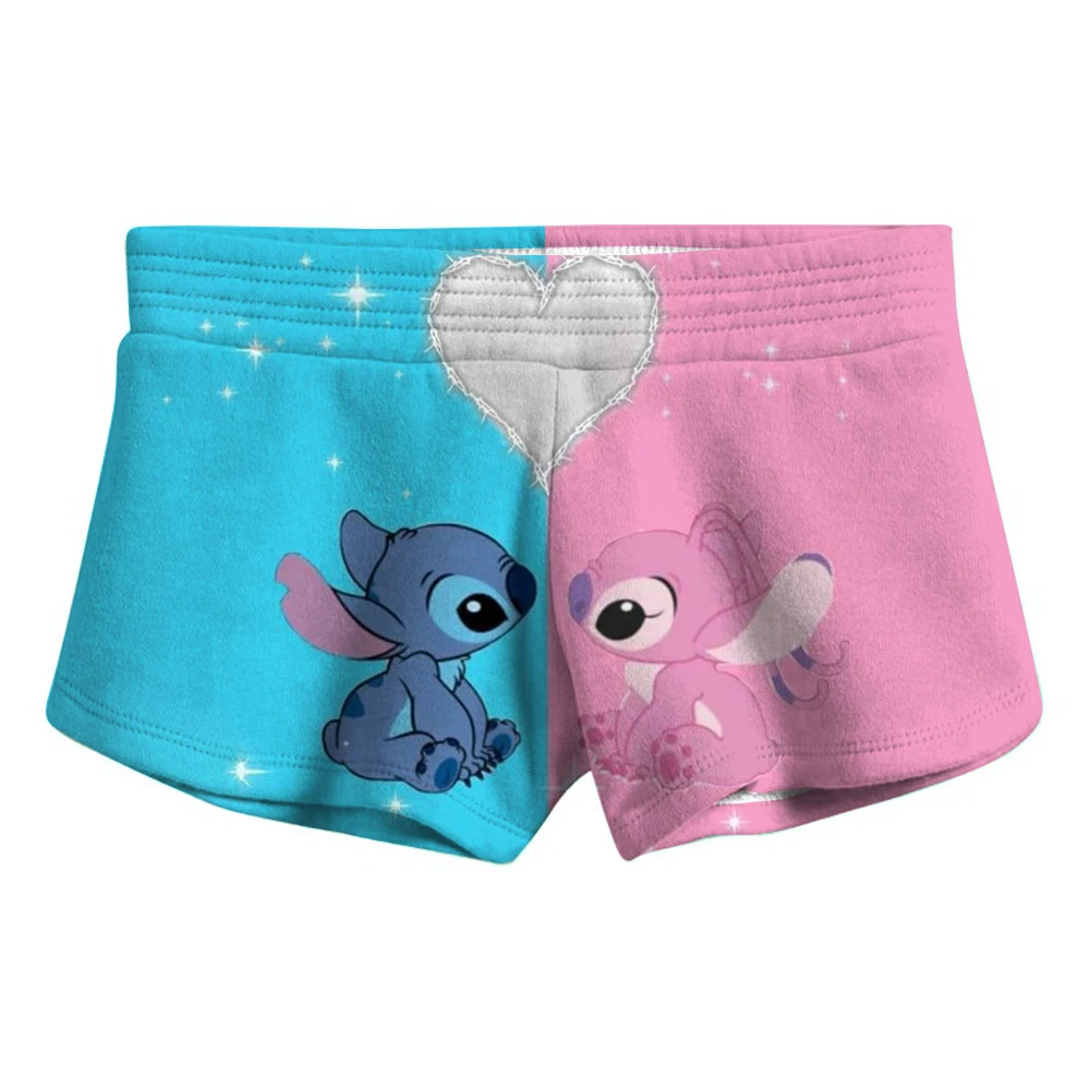 أزياء الصيف الأطفال السراويل ديزني غرزة طباعة بناطيل الشواطئ فضفاضة سريعة الجافة تنفس الرباط ملابس الأطفال #2