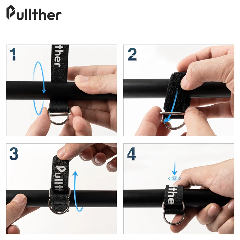 Pullther fly fishing Holder Tie Belt Wrap per Carp fishing Rod Straps bretelle Fastener accessori per la pesca in Neoprene