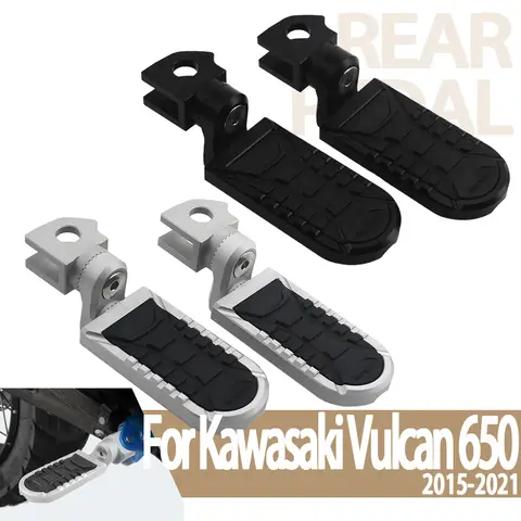 Motorcykel framfotstöd för Kawasaki Vulcan 650 2015-2021 justerbar förlängnings- sänknings- fotpinnar roterbara fotpinnar vila 6 best sales Vulcan Kawasaki - №2