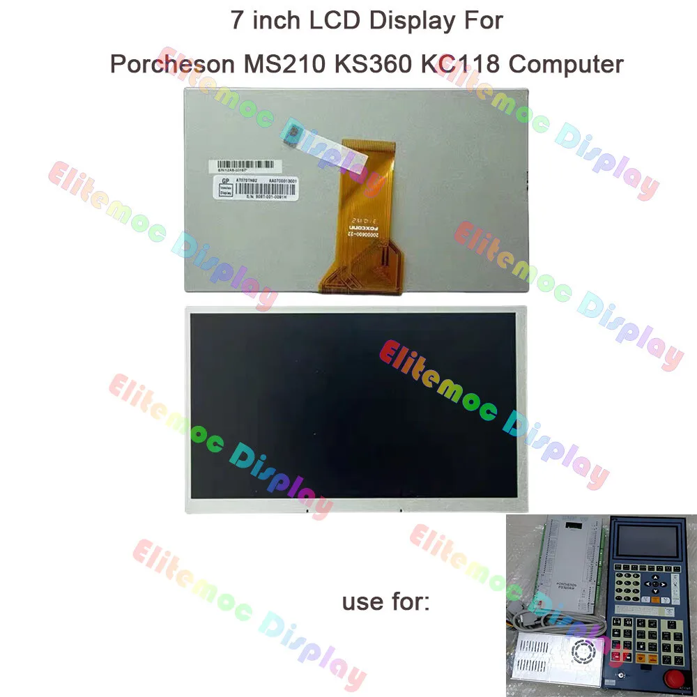 

AT070TN92 7" LCD Display For Porcheson PS660BM MS210 KS360 KC118 Injection Molding Maching