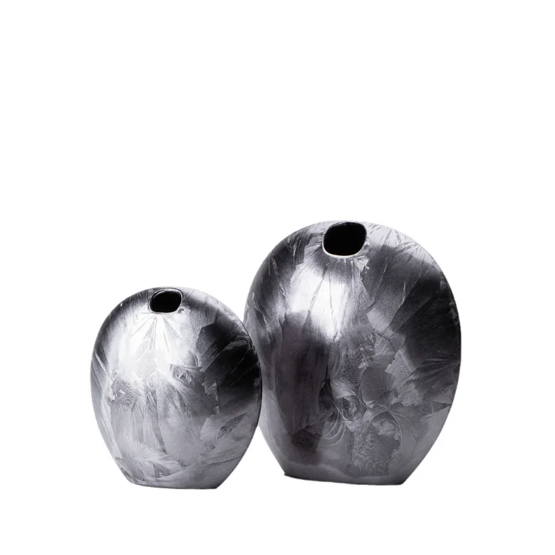 

New Chinese style, wind silver flower ornaments, coffee table tabletop, soft furnishings, furnishings
