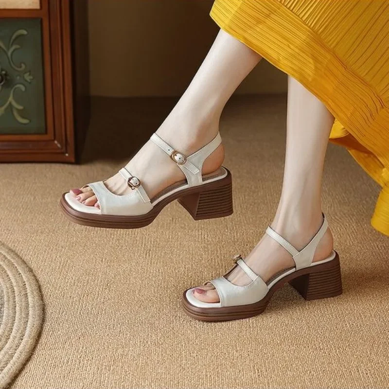 

Ladies Shoes High Heels Women's Sandals New Breathable Fashion Pumps Heeled With Wholesale Bulk Offer Cheap Liquidation Korea