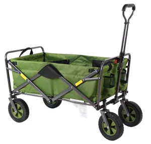 Family Hiking Four-wheel Camp Cart Outdoor Garden Camping Foldable Equipment Portable Picnic Cart