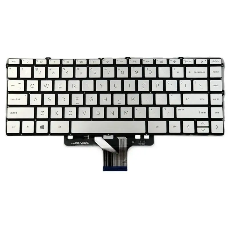 

New For Pavilion 14M-DW0013DX 14M-DW0023DX 14M-DW1013DX 14M-DW1023DX x360 14M-DW Laptop Keyboard US Silver With Backlit (*:*)