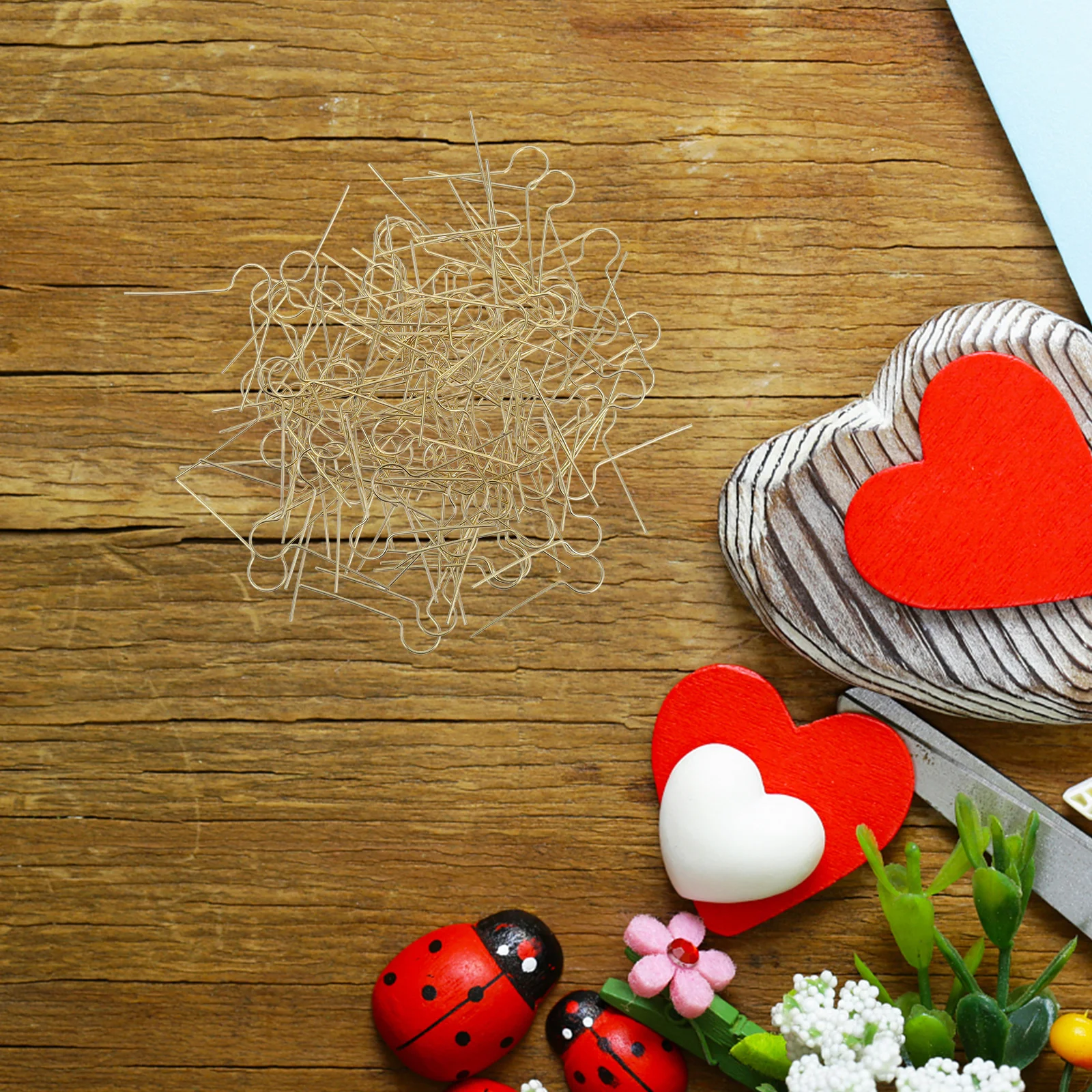 

100 Pcs Christmas Ornament Hangers for Ornaments Hooks Pendant Decoration Hanging