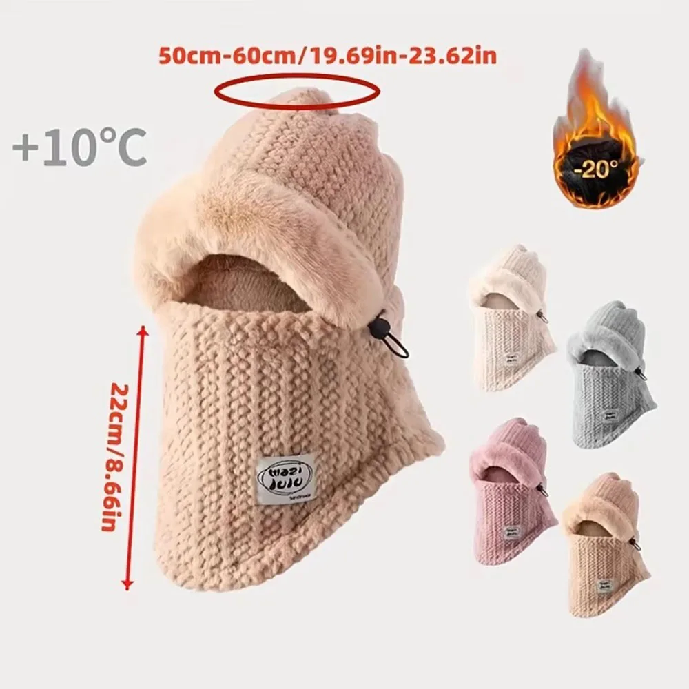 Drawstring Winter Balaclava — product information 3