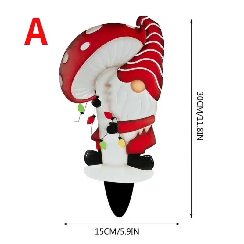 Kerstdecoratie Santa Claus Sneeuwpop Boom Binnenplaats Plugin Kerstversiering Voor Tuin Achtertuin Outdoor Huisdecoratie