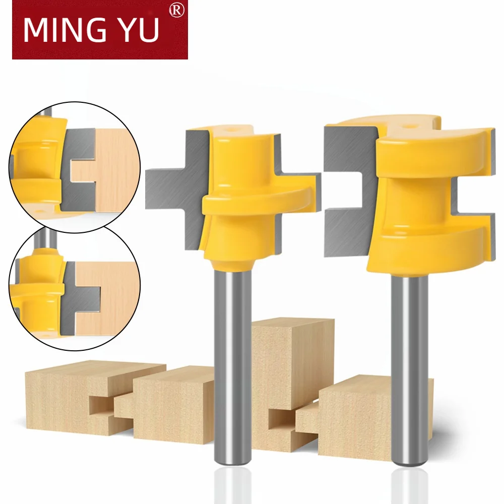 

3-tooth T-type mortise and tenon cutter square tooth mortise and tenon cutter floor cutter panel cutter woodworking cutter