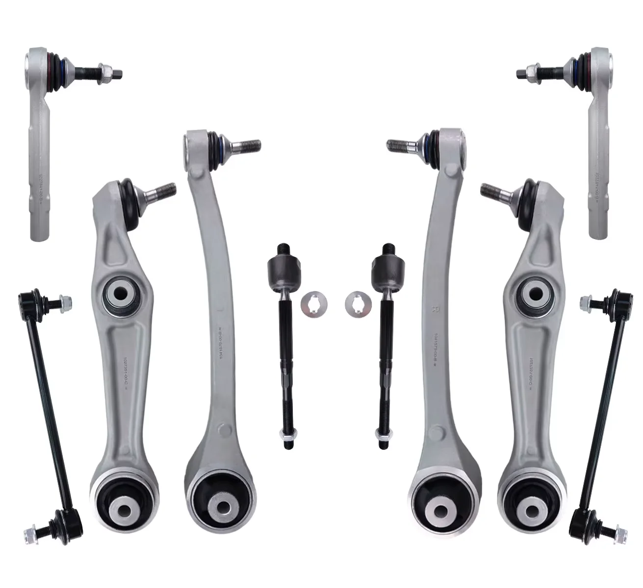 

Svenubee Front Upper Lower Control Arm Stabilizer Link 10pcs Set for Tesla Model X 2015 2016 2017 2018 2019 2020 2021 2022