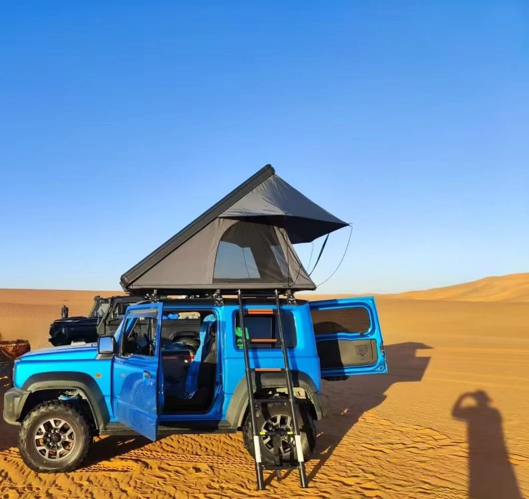 

CE Certified Ultra-Thin Light Weight Waterproof Car Rooftop Tent 3-Second Setup Aluminum Camping Hard Shell Roof Top Tent