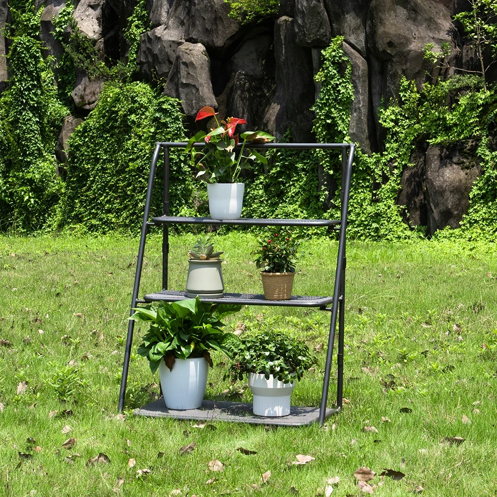 Detachable Easy Convenience Simple Wholesale Modern Indoor Garden High-end Metal Parts Set Plant Pot Bracket Decoration