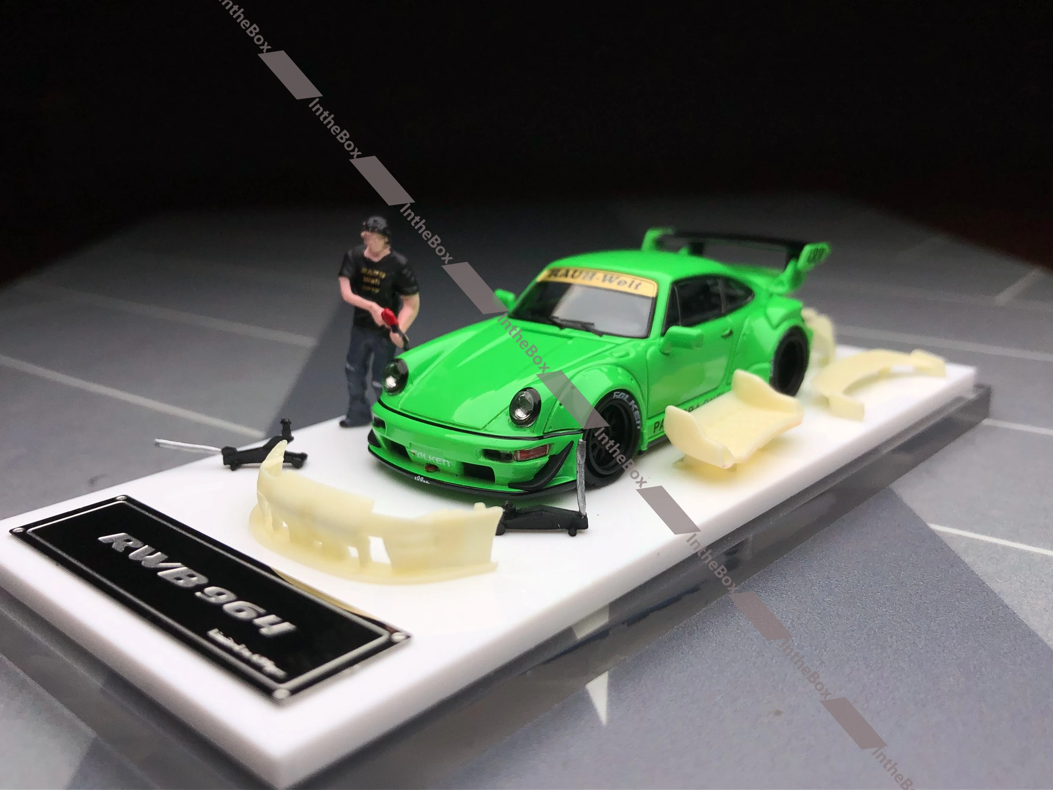 نموذج ستار 1:64 RWB 964 GT Diecast نموذج سيارة مجموعة محدودة طبعة هواية اللعب