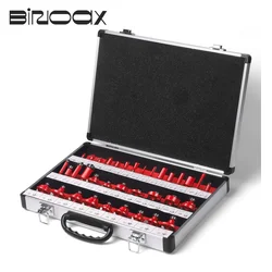 Binoax 35pcs Router Bit Set 6mm and 1/4