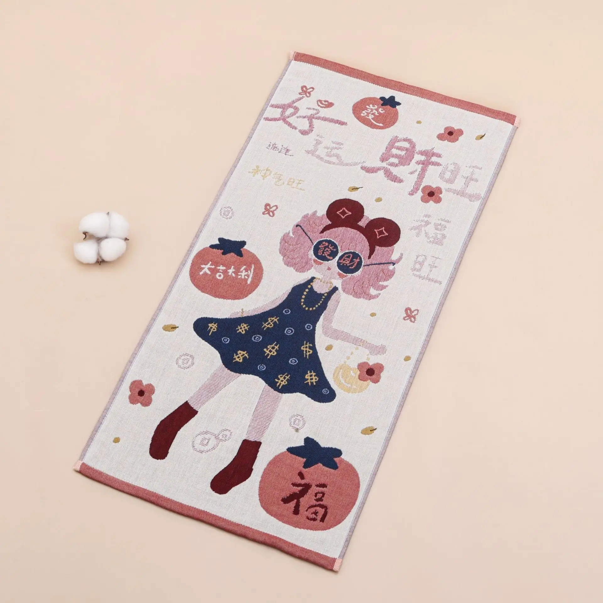 فوط وجه شاش قطن كارتون للحمام 34*74 سم رقيق جودة عالية 2 قطعة 18 أنماط