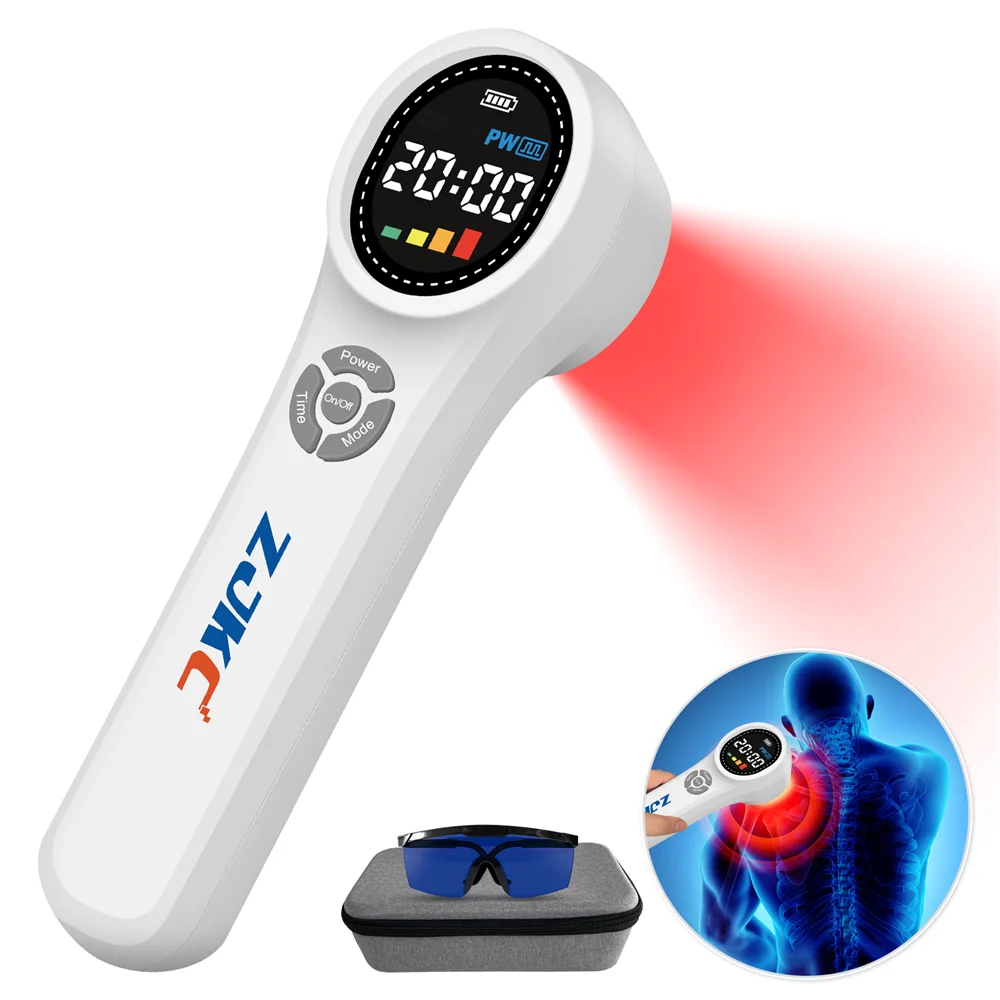 ZJKC Professional MLS Laser Therapy Device 660nm 810nm 980nm Physiotherapy for Arthritis Back Neck Wrist Pain Relief Machine