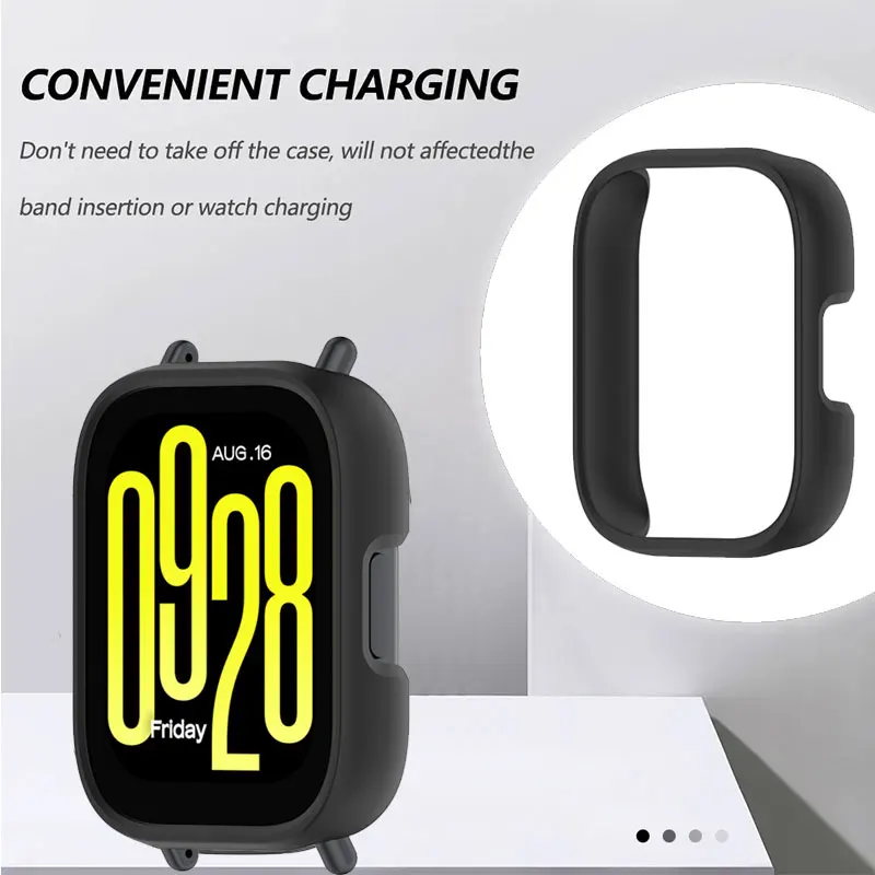 PC Hollow Cover Case For Redmi Watch 5 Active Screen Protector Shell Bumper Protective Cover For Redmi Watch 5 Lite Accessores